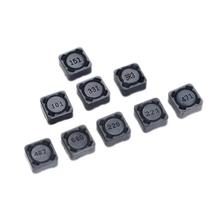 10PCS CD74R SMD Power Inductor 7*7*4mm 1/1.5/2.2/3.3/4.7/6.8/10/15/22/33/47/68/100/150/220/330/470/680UH Shielded Inductor