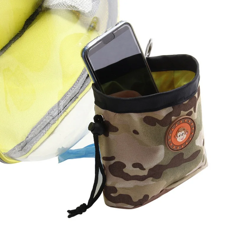 Mini Portable Training Bag Dog Pet Snack Bag Supplies Strong Wear Resistance Large Capacity Puppy Snack Reward Waist Bag