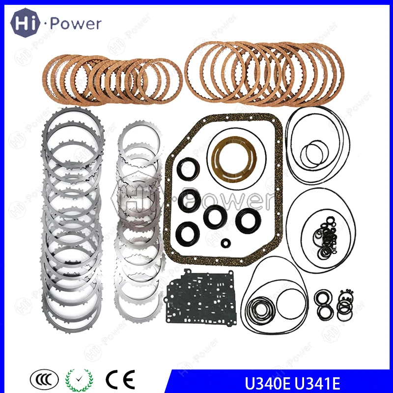U340E U341E Auto Transmission Master Rebuild Kit Overhaul Friction Steel Plate For TOYOTA COROLLA Gearbox Disc Seal Repair Kit