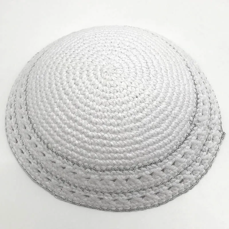 Jewish Kippot Judaica Kippah Handmade Yarmulke Yamaka Kippa Yamakah Yarmulka Hat Men 19-20cm