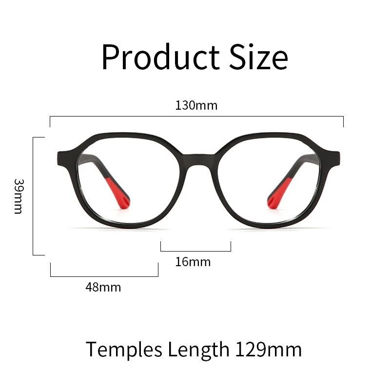 MOMOJA Fashion Children\'s Eyewear Flexible TR90 Comfortable Silicone Retro Optical Prescription Boys Girls Eyeglasses Frame 5360