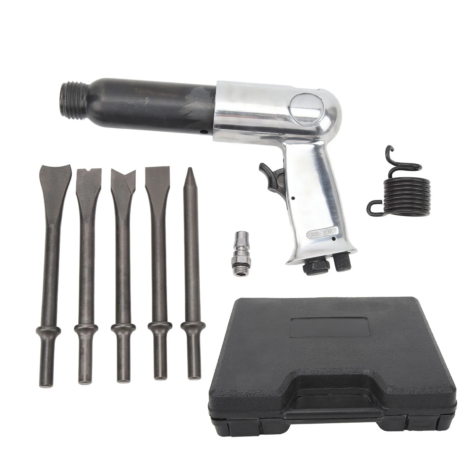 

Air Hammer Kit Heavy Duty Pneumatic Chisel Drill Tool Power Hammer for Car Repair Brake Pad Rust Removal Air Chisel Drill Tool