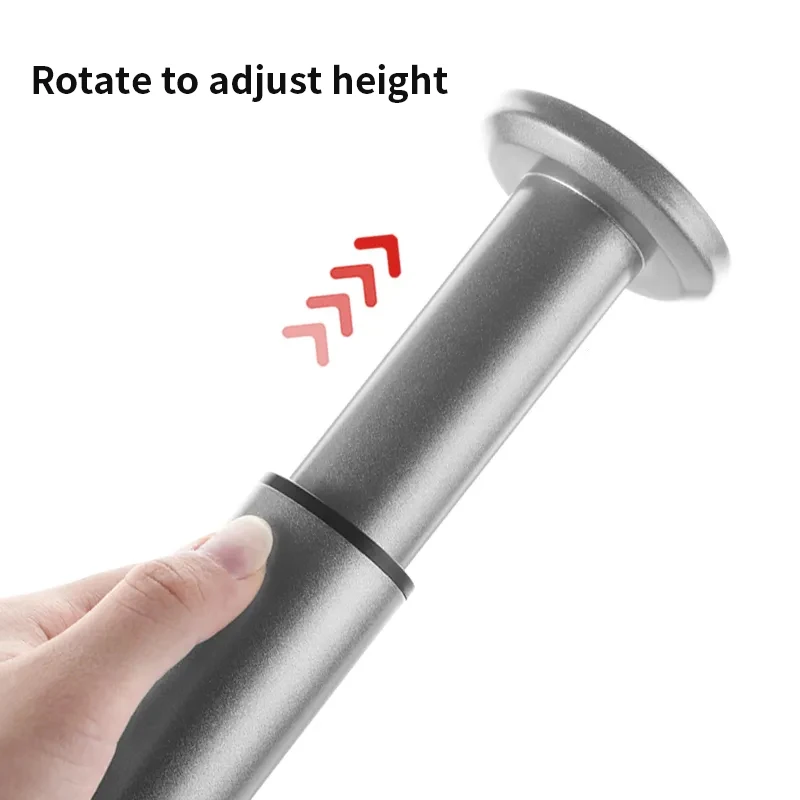 2pcs telescopic table leg support columns, adjustable height through rotation, used for tables, cabinets, sofas, bed frames