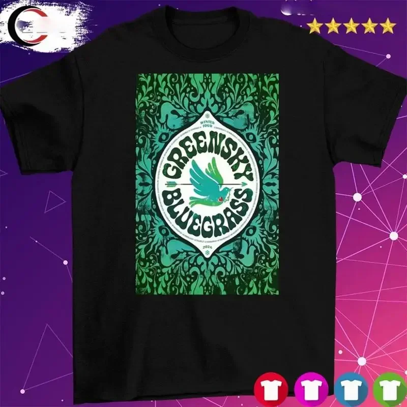Greensky Bluegrass Winter Tour January February March 2024 T Shirt