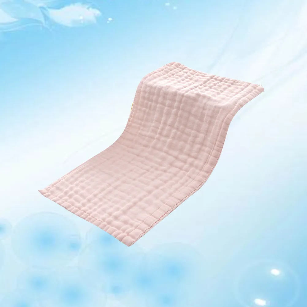 

Детское хлопковое полотенце для лица, розовое, унисекс, мягкое, впитывающее, для вытирания слюней, детский платок-нагрудник, товары для малышей