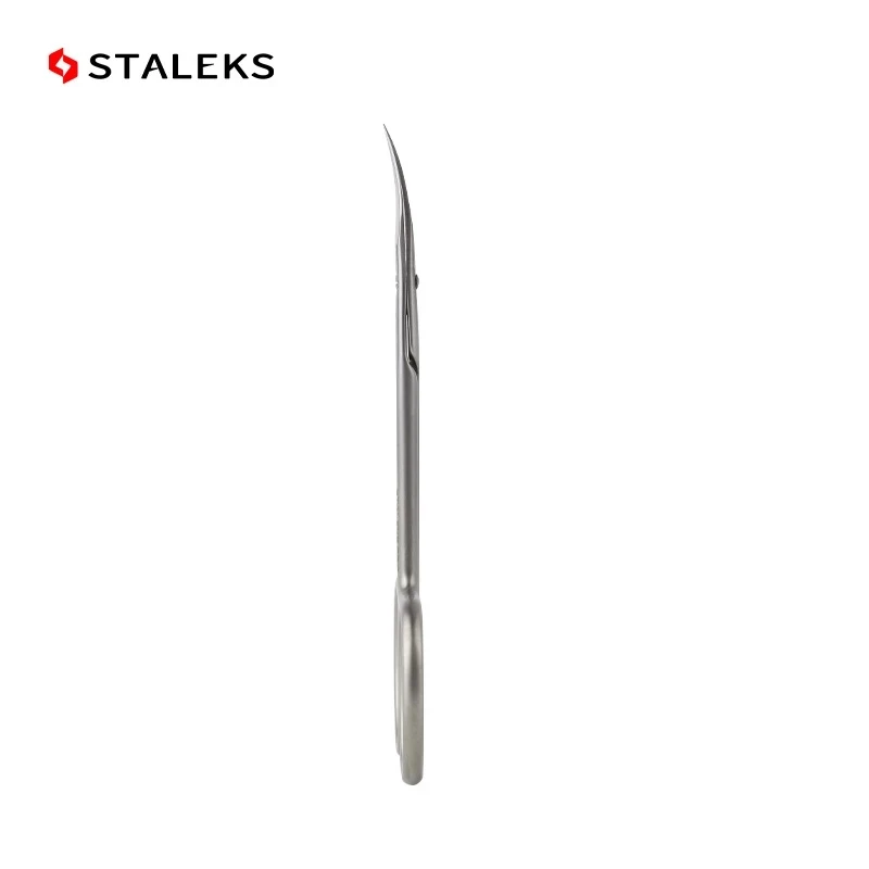 1pc STALEKS Stainless Steel SS-10-3 Nail Scissors Eyebrow Scissors Profession Elbow Scissor Trim Nose Hair Makeup Tools