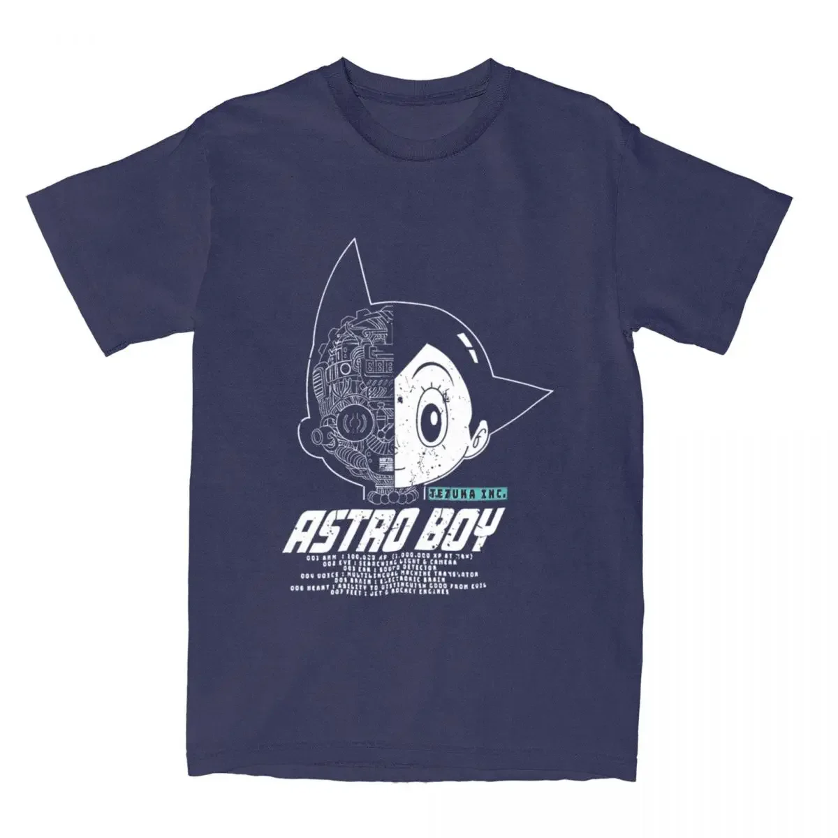 New Arrival ASTRO BOY Mighty Atom Mecha Tech T-Shirts Men Astroboy Creative Pure Cotton Tees Short Sleeve T Shirt Plus Size Tops