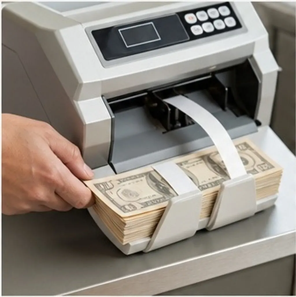 Banknote Bundling Tape Craft Paper Heavy Duty Paper Packing Tape for Financial Institutions Supermarkets Malls Offices