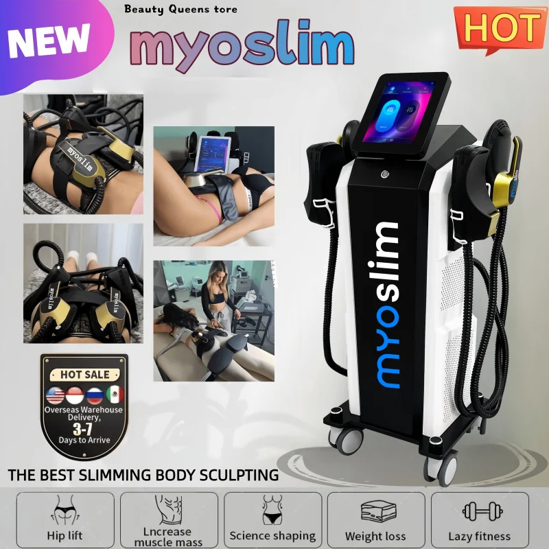 

Healthy EMS RF Myoslim Electromagnetic Body Slimming Machine Muscle Stimulator Fat Reduction Pelvic Technology