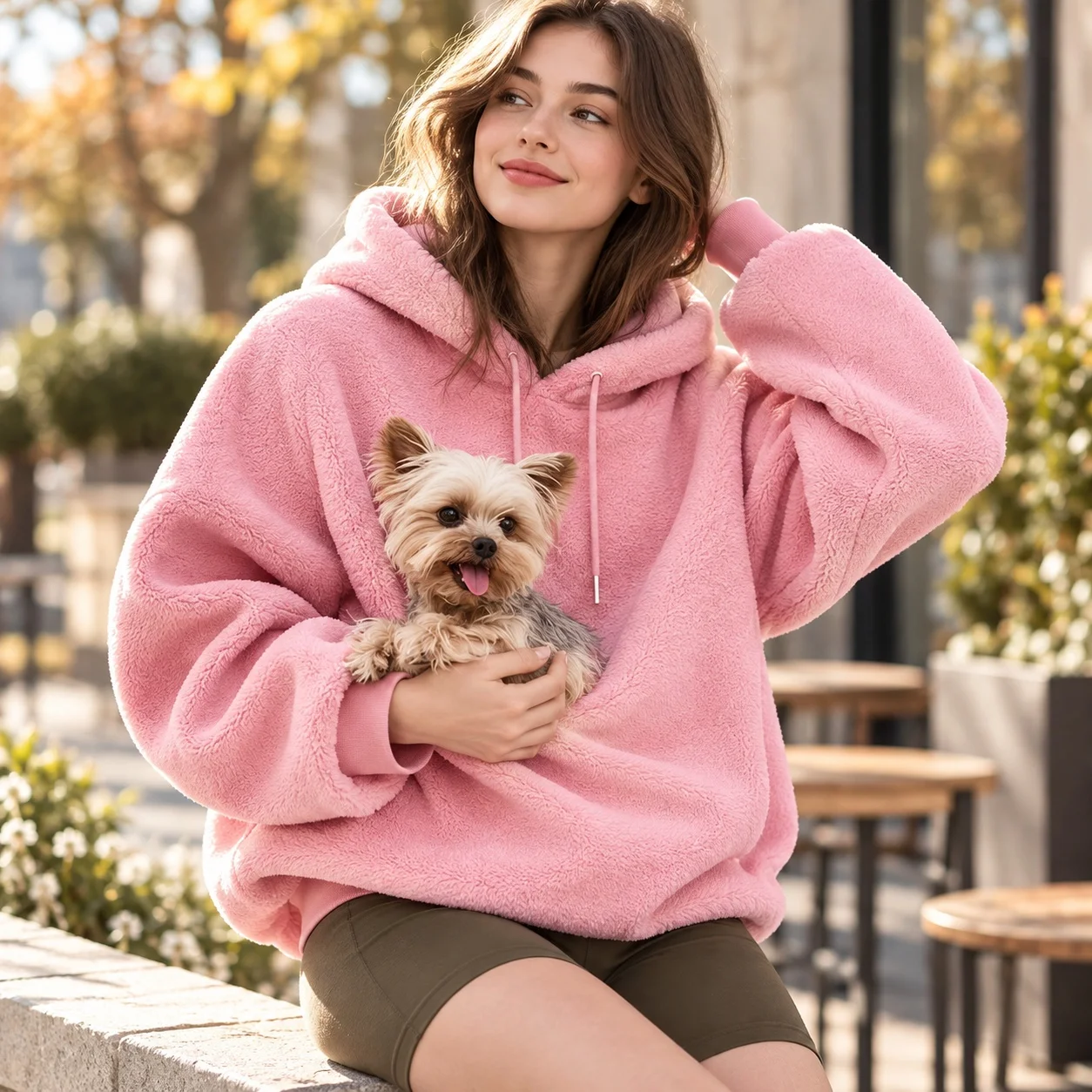 Pullover Loose Fit Hoodie with Turtleneck Japanese Korean Casual Patchwork Plaid Pattern Long Sleeve Summer Women Hoodie