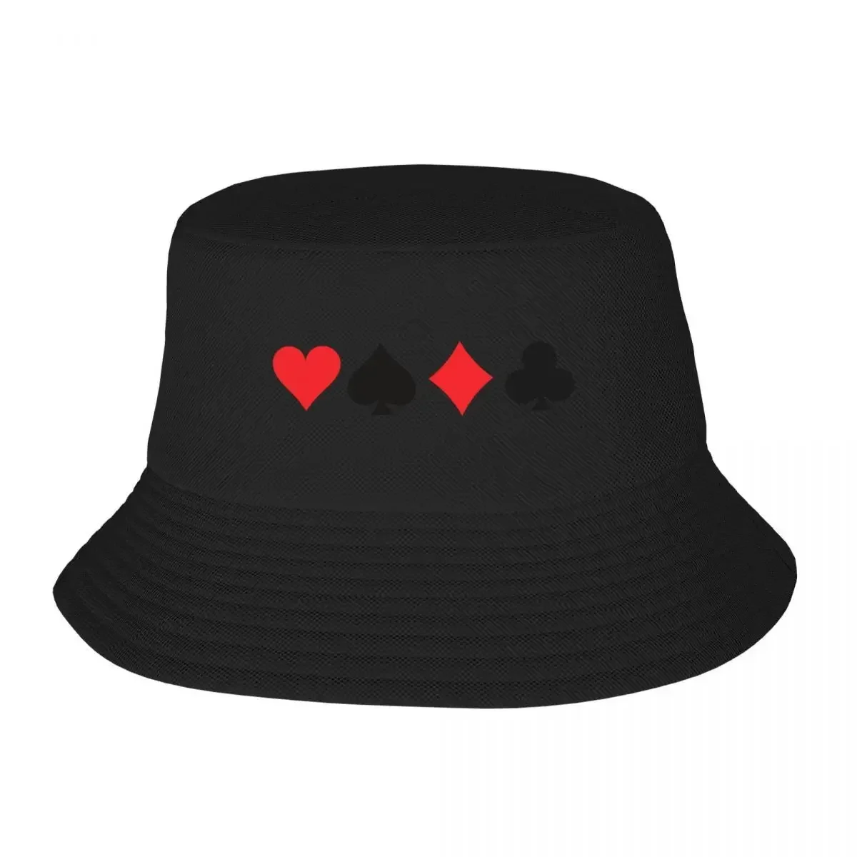 New Suit cards spades hearts diamonds clubs design Bucket Hat Luxury Cap beach hat Cap Women's Men's