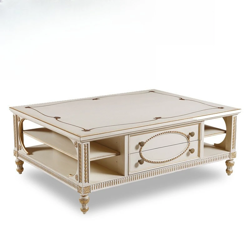 

gray square coffee table, European simple storage rack, living room small square table coffee table