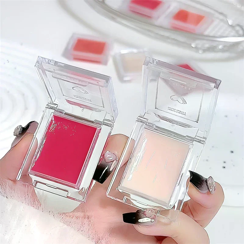 DIKALU ライトブラッシャー クリームミラー ウォータリー保湿グロステクスチャ ハイライター ポータブル多目的拡張フェイシャルメイクアップ