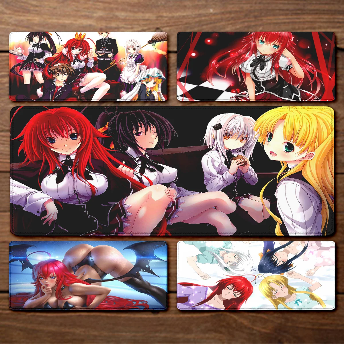 

High School DxD Anime Mouse pad Computer Table Decoration Mousepad Big teclado Mouse Pad Large Setup Accessories Keyboard Desk