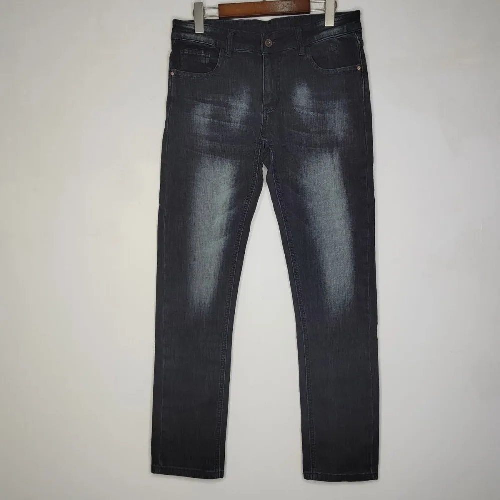 Calça jeans masculina de alta qualidade, virilha aberta invisível, sexo ao ar livre, verão, ajuste fino, calças retas, fina, versátil, simples e confortável