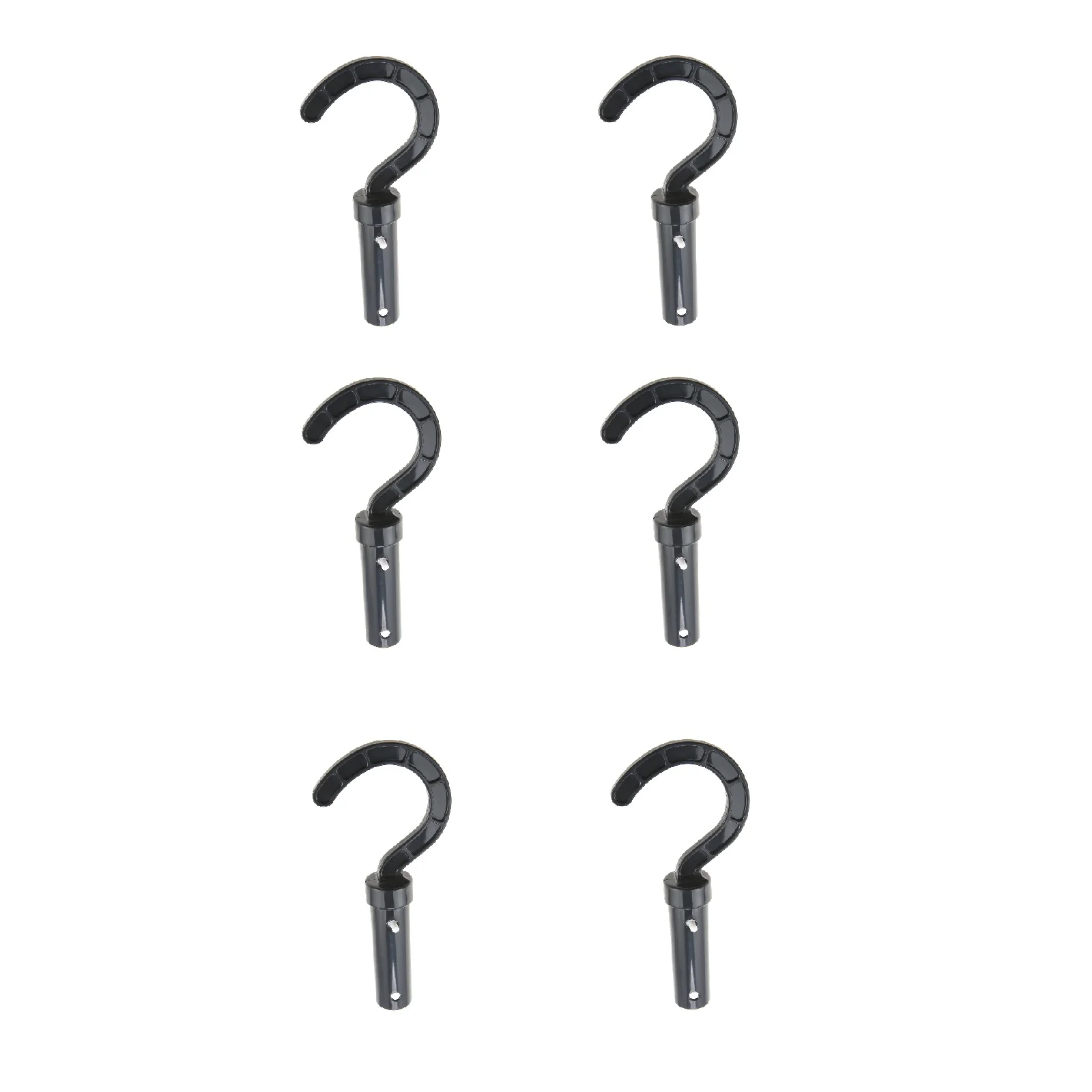 6pcs Heavy Duty Robotic Pool Cleaner Hook Crack-Resistant Pool Pole Attachment Lightweight Hanger for Underwater Pool Robots