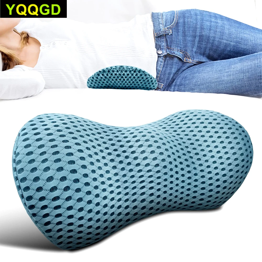 

Breathable Memory Cushion Interior Accessories Bed Sleeping Pillow Car Seat Waist Pillow Lumbar Support Pillow Foam Car Cushion