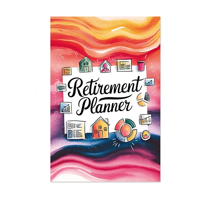 كتاب خطة الحياة التقاعد مخطط التقاعد DIY كتاب التقاعد كتاب الخطة المالية الشهرية