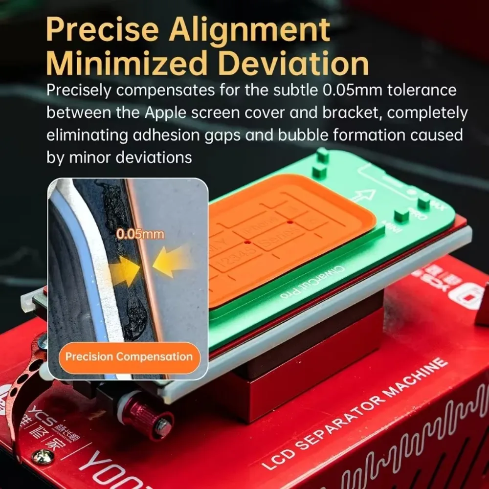 YCS Mr.Yang ClearCut Pro Visual Screen Separation Jig Tool for IPhone Phone Repair Compatible 99% Flat Curved Screens Stable