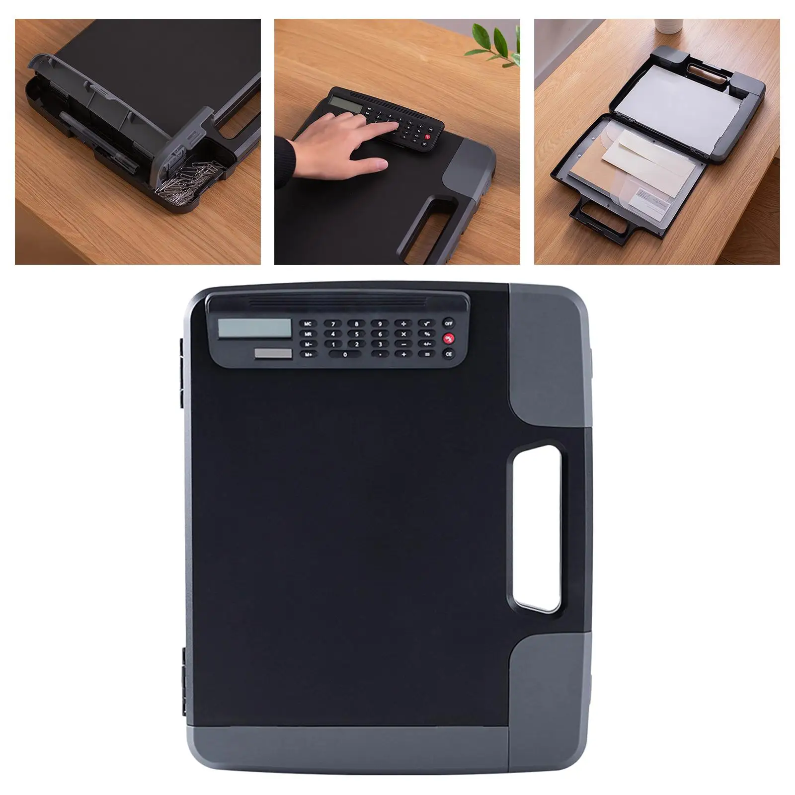 Professional Document Clipboard Set with Built-in Calculator