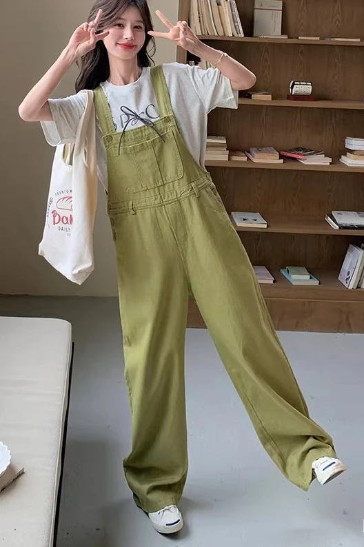 

2026 Fashion Spring/Summer New Women's Jumpsuit Commuting High Waisted Overalls