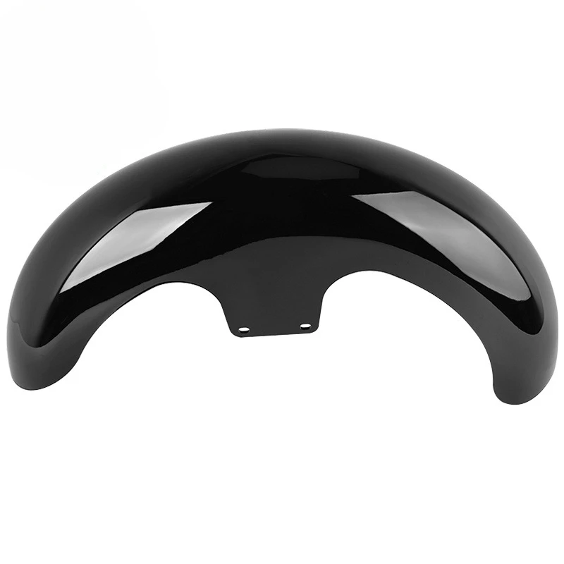 Suitable for Motorcycle Parts Modification, Bright Black 23 Inch Front Mudguard