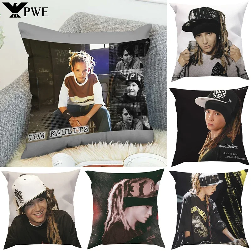 

Tokio Hotel Tom Kaulitz Throw Pillow Covers for Bed Pillows Car Decoration Cushion Cover 45x45 Decorative Pillowcases 50x50 Sofa