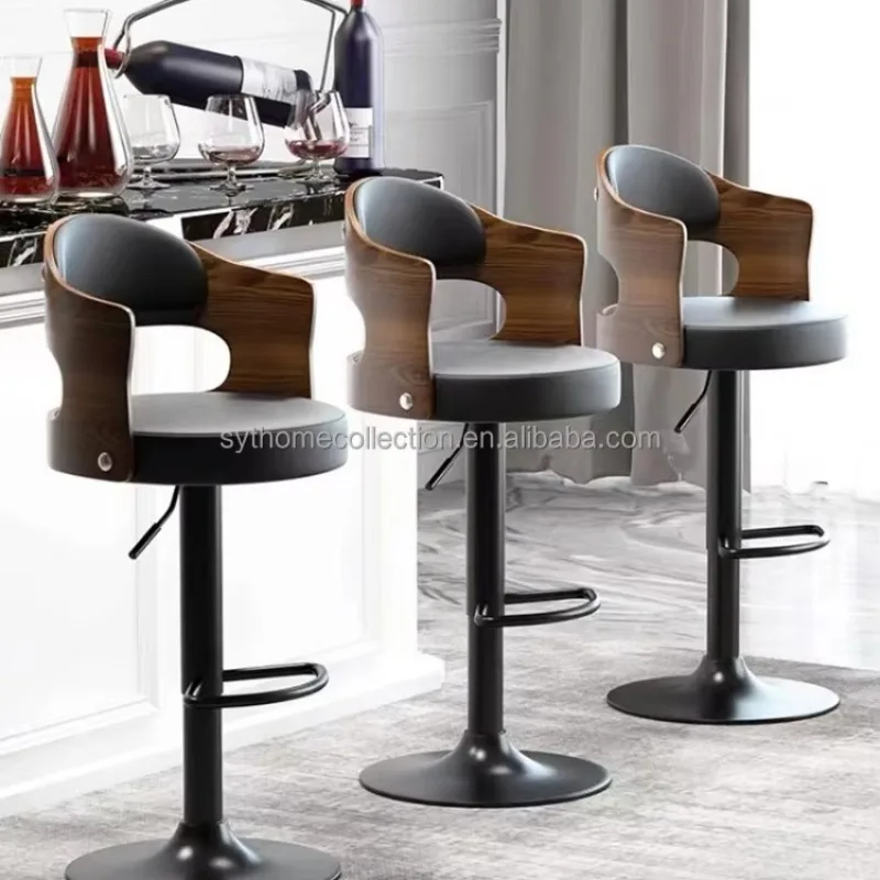 modern-simple-luxury-bar-stools-wooden-adjustable-swivel-high-back-swivel-bar-chairs-low-back-comfort-bar-chairs