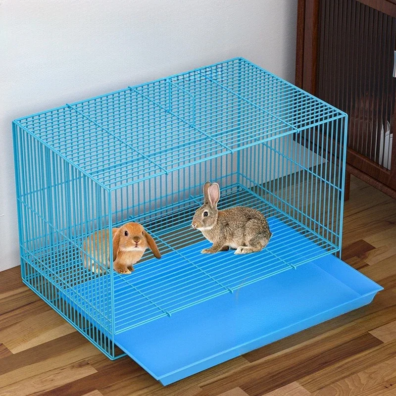 

Rabbit Cage Extra Large Household Indoor Rabbit Cage with Toilet