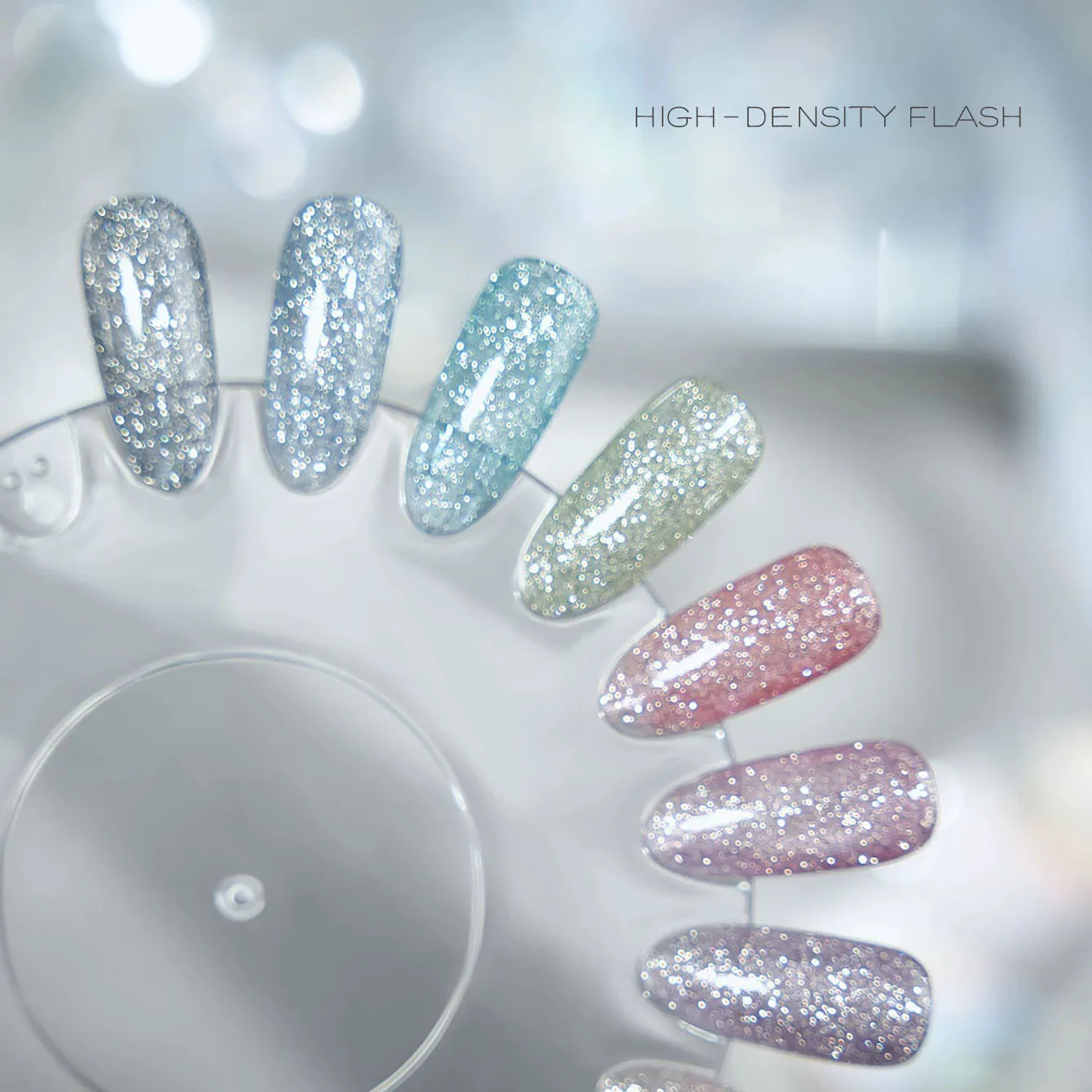 MIANEL 12ML Shimmering Diamond Gel Nail Polish 2026 Summer Collection Light Summer Micro Light Broken Diamond Trend Nail Art