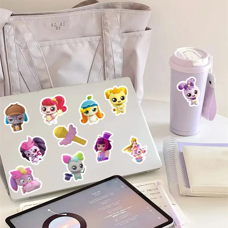 50Pcs Cute Teenieping Stickers for Kids Laptop Skateboard Graffiti Skateboard Water Bottle Motorcycle Cartoon Sticker Toy Decal