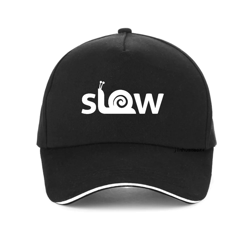 

Funny Slow Snail Print Graphic baseball cap fashion Men Women Breathable Sports sun hat outdoor casual adjustable snapback hats