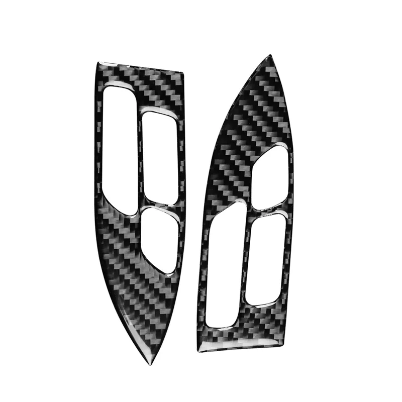 لهوندا أكورا TSX 2004-2008 ألياف الكربون عجلة توجيه سيارة زر ملصقات الكسوة الداخلية استبدال أجزاء الملحقات #4