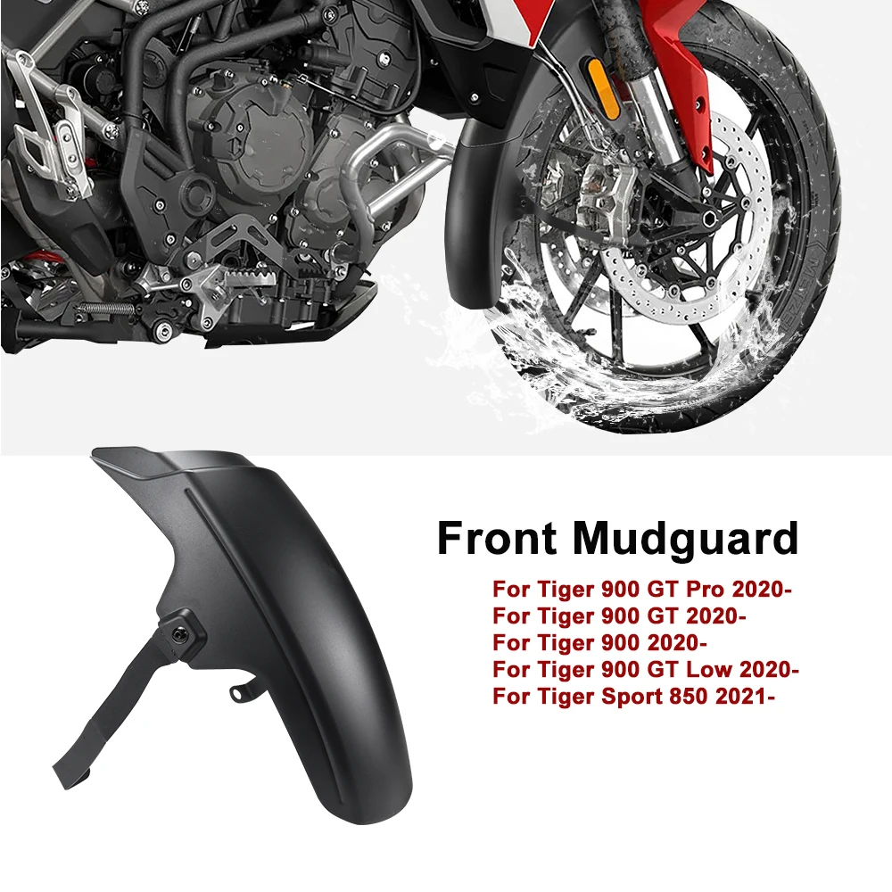 Motorcycle Front Fender Extension Mudguard Extender For Tiger 900 GT Pro Sport 850 Tiger 900 GT Low Accessories