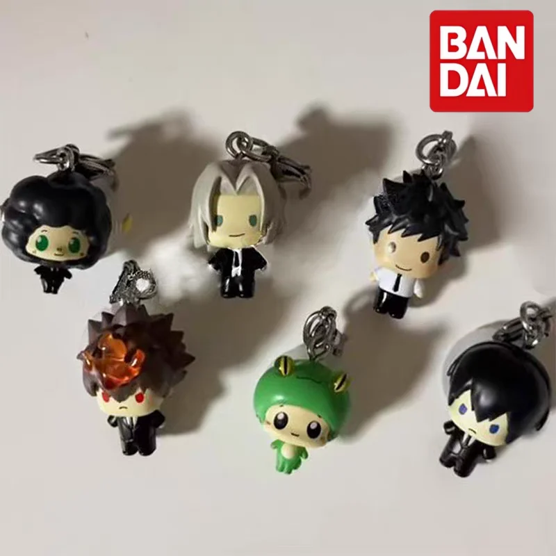 

Bandai Gashapon Reborn Mini Anime Figure Keychain Pendant Sawada Tsunayoshi Hibari Kyoya Hayato Gokudera Reborn Collectible