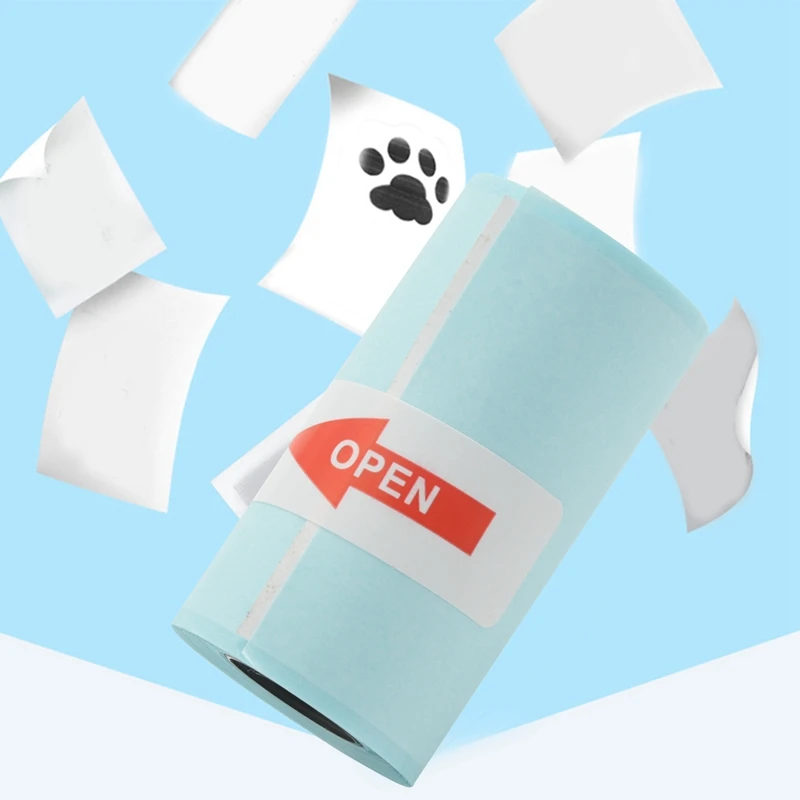 3 Rolls Printing Sticker Paper Photo Paper For Mini Pocket Photo Printer Paperang P1 P2 Bill Receipt Papers