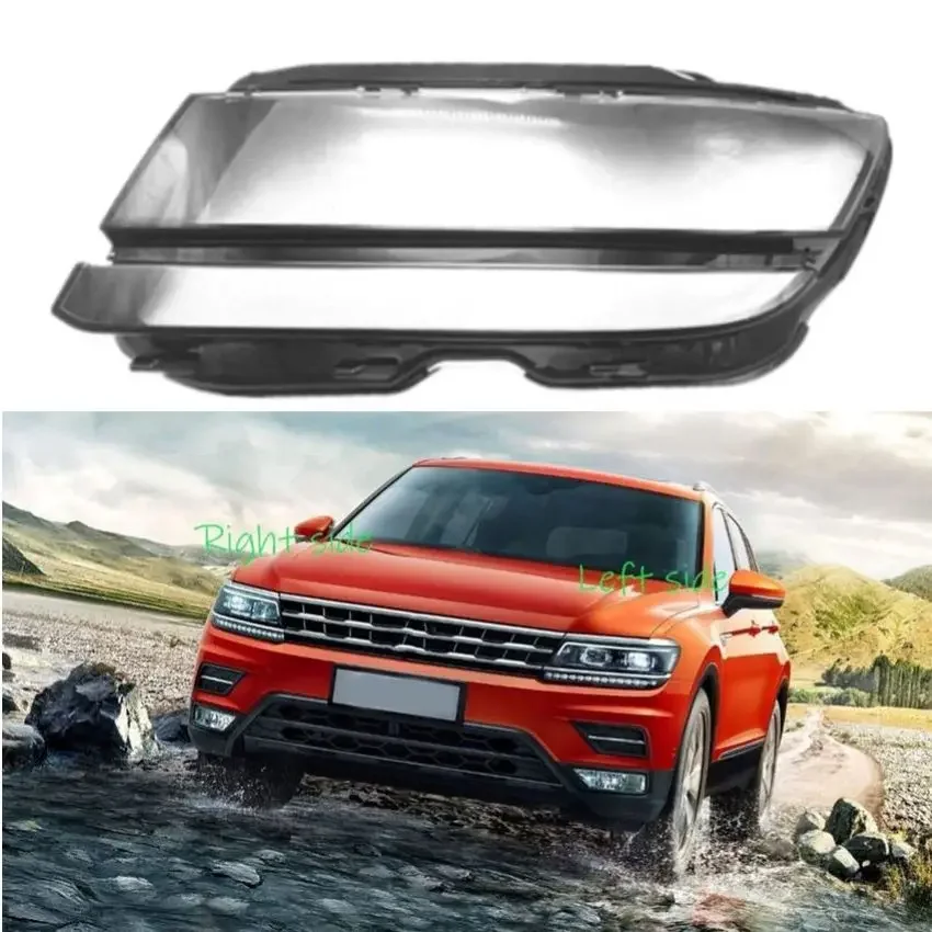 

For Volkswagen VW Tiguan L High standard 2017 2018 2019 2020 2021 Headlamp Cover Car Replacement Front Auto Shell Cover