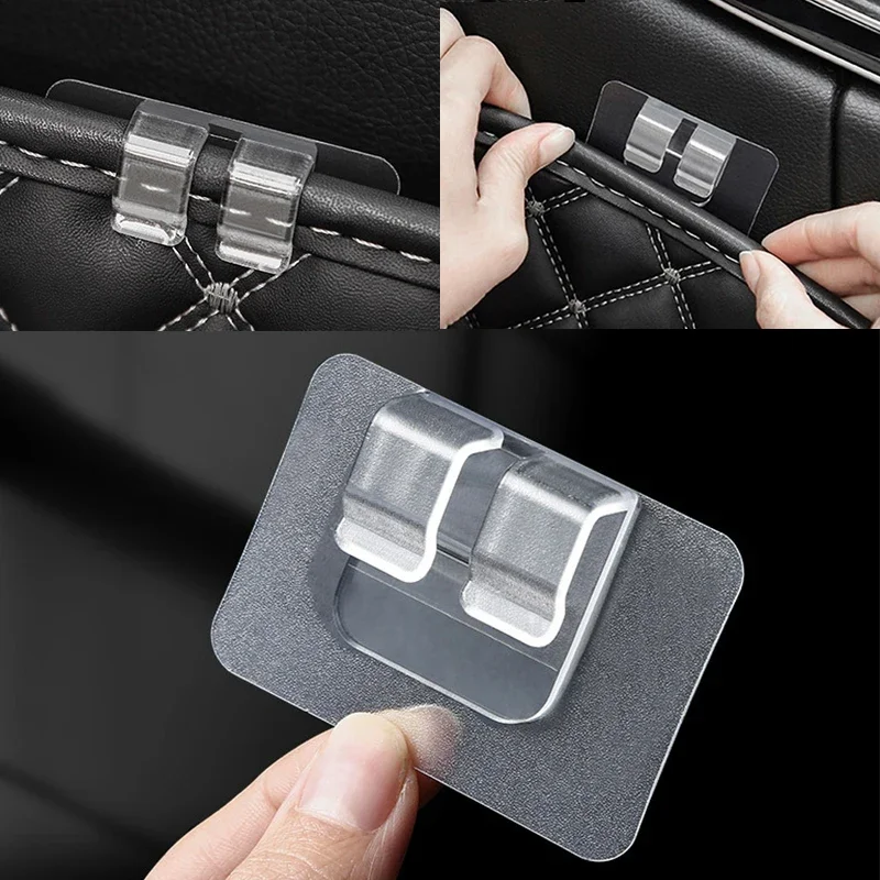 5 Pcs Car Mat Anti-skid Stickers Foot Pads Carpet Mat Clips Fixing Grip Clamp Self-adhesive Holder Car Interior Accessories