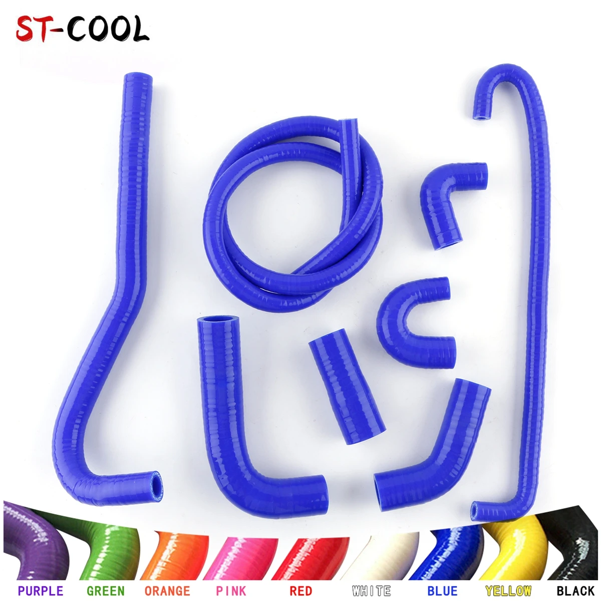 

Для Kawasaki Ninja 300 EX300A EX 300 A 2013-2017 годов выпуска: Комплект из 8 силиконовых шлангов для воздуха, радиатора и охлаждающей жидкости, 11 цветов