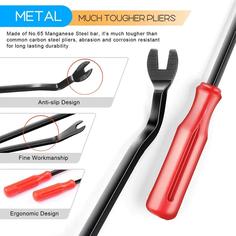 ชุดคลิปเข็มขัดรถยนต์แบบผสมหมุดย้ำแบบกดตัวรถชุดอุปกรณ์ยึดขอบประตูกันชนคลิป Paku Keling plastik สำหรับรถยนต์