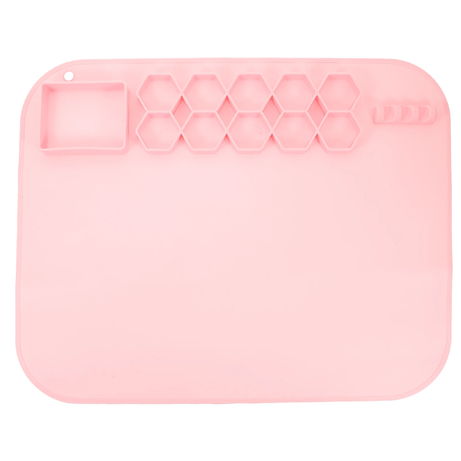 Silicone Craft Mat for Painting Reusable Non-Stick Resin DIY Art Mat Durable Lightweight Foldable with Suction for Clay