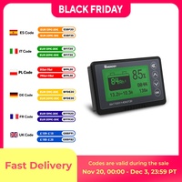 Renogy 500A Battery Monitor with Shunt, High and Low Voltage Programmable Alarm, Range 10V-120V up to 500A, 20ft Shielded Cable