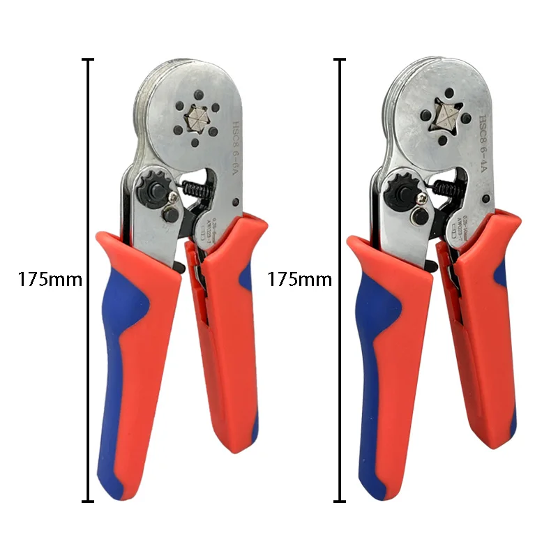 Ferrule Crimping Tool HSC8 6-4/6-6A Terminal Crimping Pliers For Cord End Terminals Square Crimp