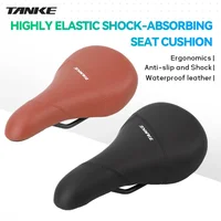 TANKE Sillín de bicicleta MTB para hombres y mujeres, sillín de bicicleta de carretera, amortiguador, cómodo asiento de bicicleta de trasero grande, seguridad transpirable 【VENTA CALIENTE】