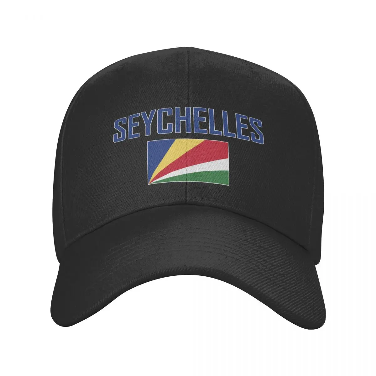 SEYCHELLES Country Name With Flag Sun Baseball Cap Breathable Adjustable Men Women Outdoor Soccer Hat For Gift