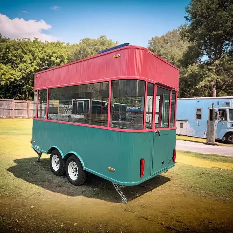 Mobiler Imbissanhänger, mobiler Imbisswagen für die Straße, EPA-zugelassener mobiler Imbisswagen ab Werk