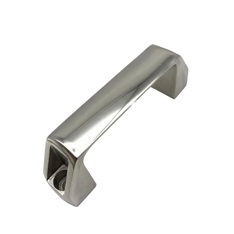 

Marine Boat Yacht RV Accessories Mirror Polished Stainless Steel 304 Heavy Duty Square Door Handle