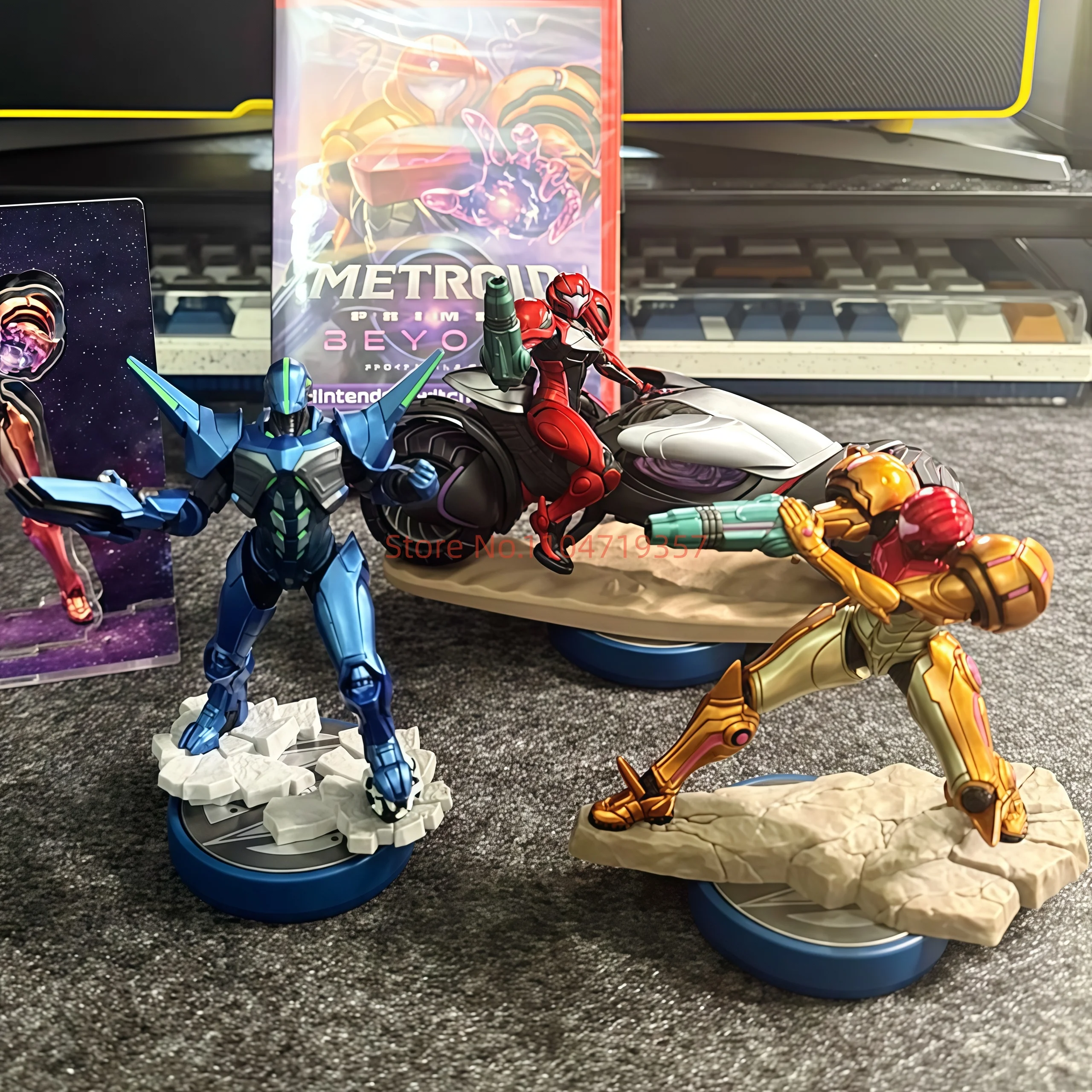 

ARTSWIFT Store Beyond Vi-O-La Metroid Prime4 Figure For NS Original NFC Asian Version Region Free Brand New model toys Gift