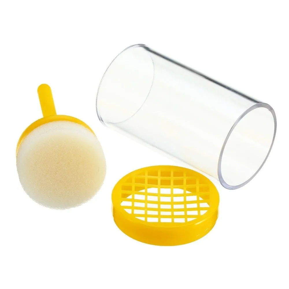 Practical Soft Plunger Queen Bee Marker Long Plunger Yellow Bee Marking Cage Marking Bottle Beekeeping