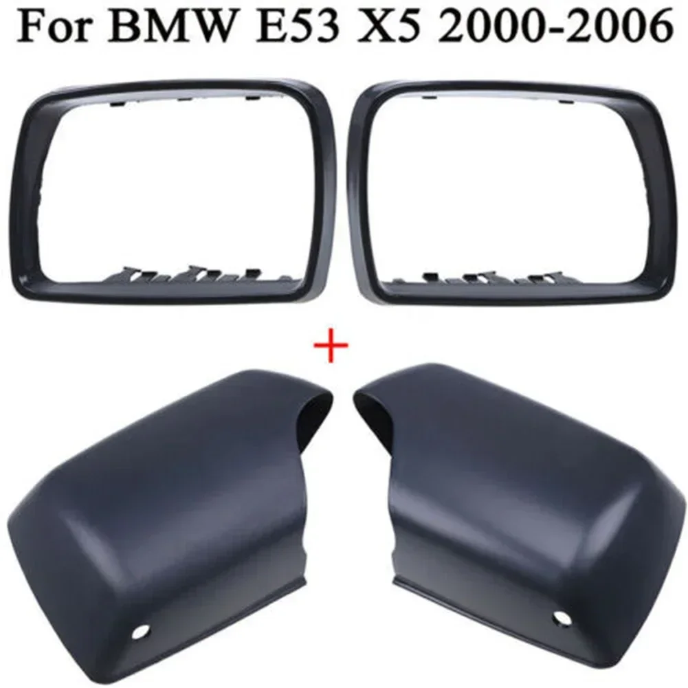 

4 комплекта для BMW E53 2000-2006 крыло двери зеркальная крышка корпус с эритроотверстием 51168266733 51168254903 для крыла зеркала с фотоэлементом